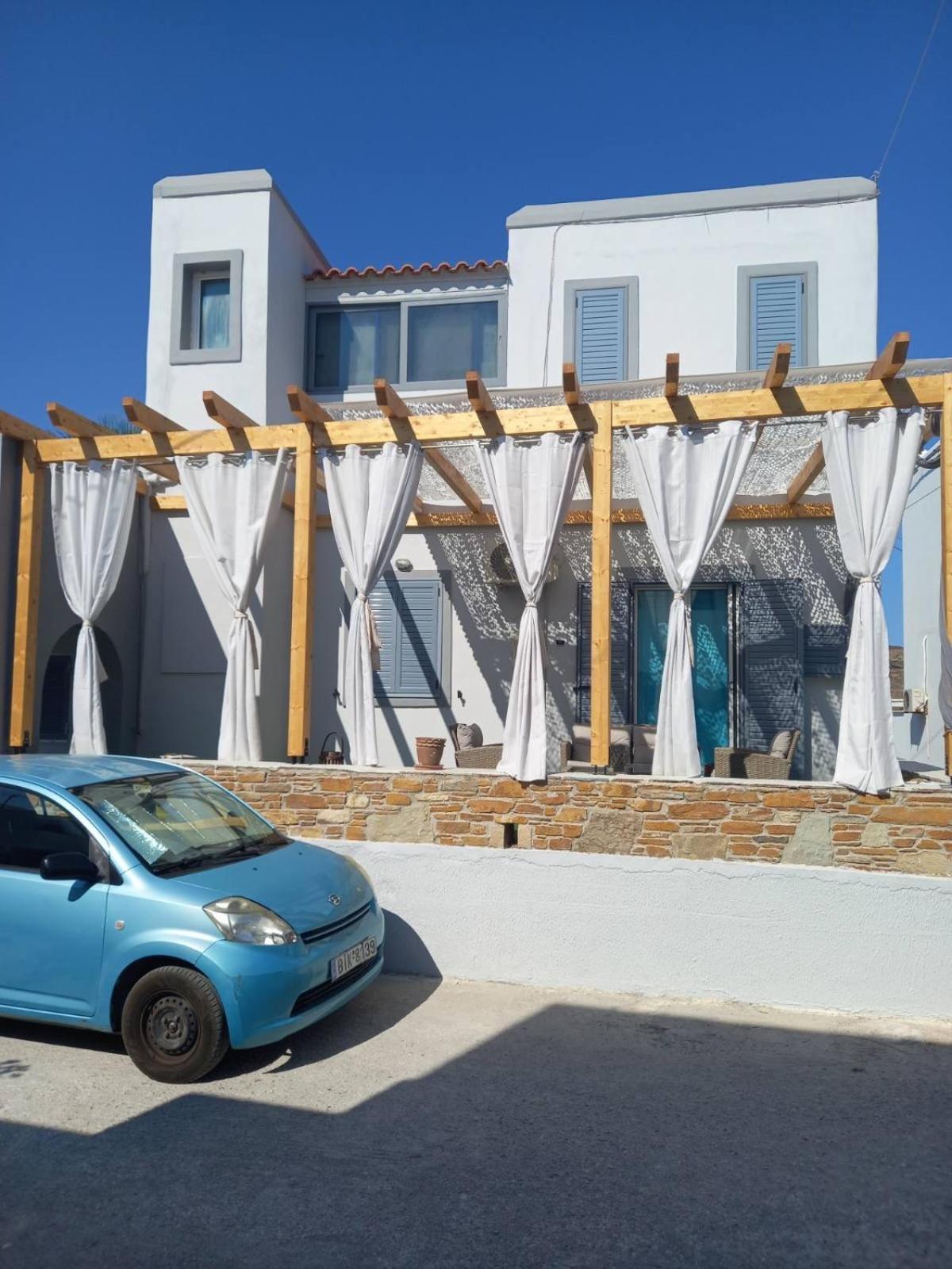 Κυκλαδίτικη Βίλα Στην Παραλία Αντώνηδες, Κύθνου Kythnos Exterior photo
